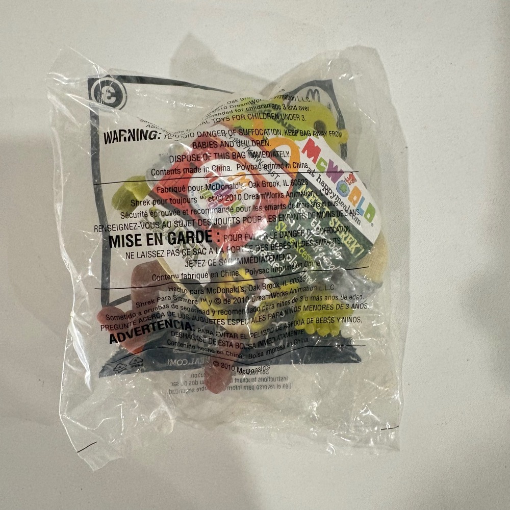 McDonalds Happy Meal Toy Shrek Forever After Shrek Toy 3 New Sealed 2010 - Picture 3 of 3
